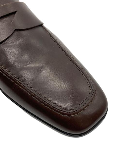 TOD'S（トッズ）TOD'S (トッズ) コインローファー ブラウン サイズ:7の古着・服飾アイテム