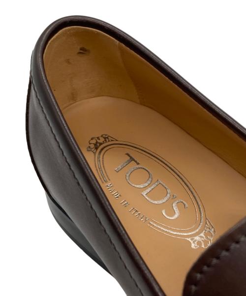 TOD'S（トッズ）TOD'S (トッズ) コインローファー ブラウン サイズ:7の古着・服飾アイテム