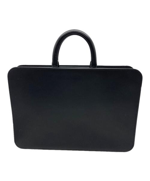 土屋鞄（ツチヤカバン）土屋鞄 (ツチヤカバン) ブラックヌメ スクエアバッグ ブラックの古着・服飾アイテム