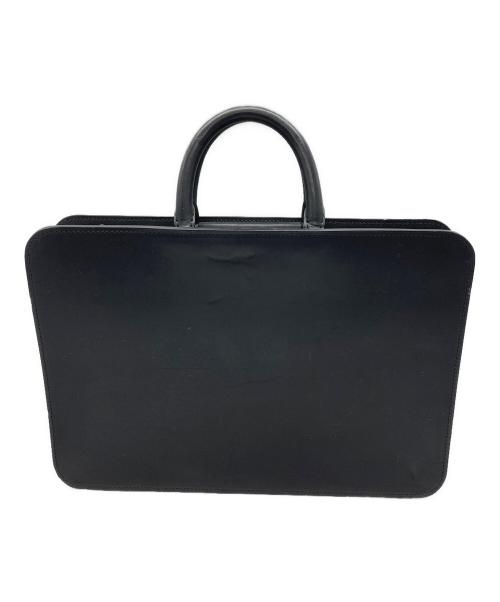 土屋鞄（ツチヤカバン）土屋鞄 (ツチヤカバン) ブラックヌメ スクエアバッグ ブラックの古着・服飾アイテム