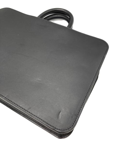 土屋鞄（ツチヤカバン）土屋鞄 (ツチヤカバン) ブラックヌメ スクエアバッグ ブラックの古着・服飾アイテム