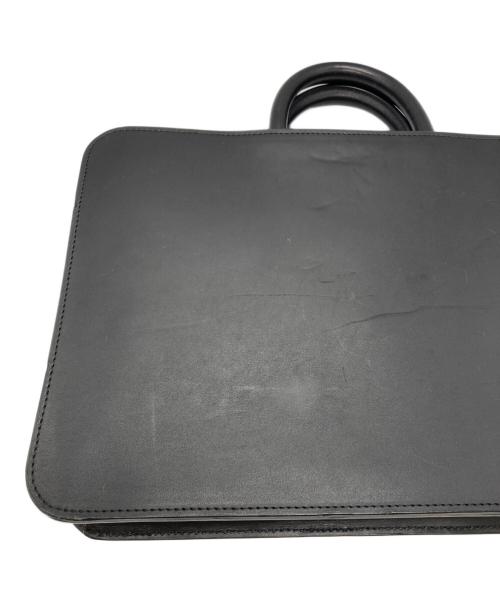 土屋鞄（ツチヤカバン）土屋鞄 (ツチヤカバン) ブラックヌメ スクエアバッグ ブラックの古着・服飾アイテム