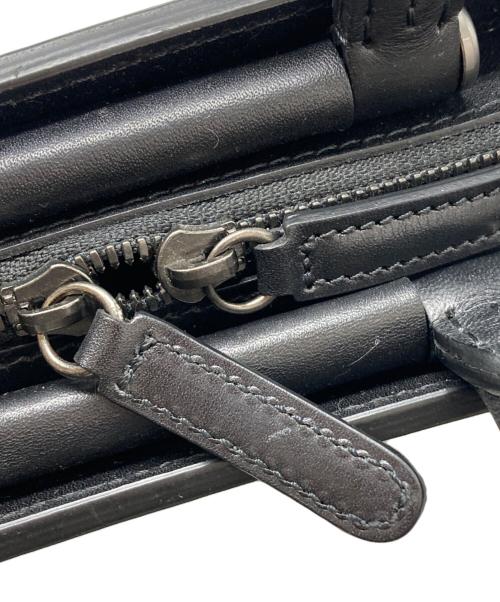 土屋鞄（ツチヤカバン）土屋鞄 (ツチヤカバン) ブラックヌメ スクエアバッグ ブラックの古着・服飾アイテム