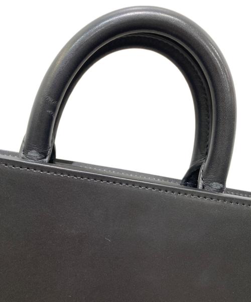 土屋鞄（ツチヤカバン）土屋鞄 (ツチヤカバン) ブラックヌメ スクエアバッグ ブラックの古着・服飾アイテム