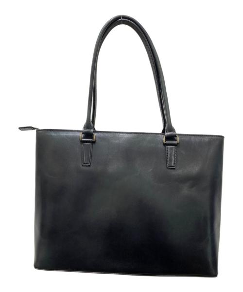 MOTHERHOUSE（マザーハウス）MOTHERHOUSE (マザーハウス) アンティークレザートートバッグ ブラックの古着・服飾アイテム