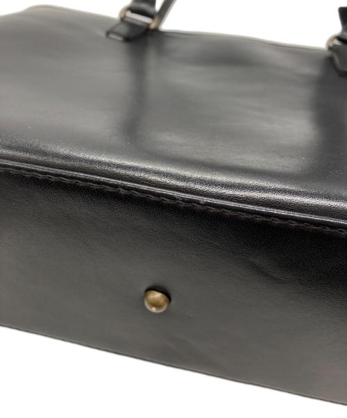 MOTHERHOUSE（マザーハウス）MOTHERHOUSE (マザーハウス) アンティークレザートートバッグ ブラックの古着・服飾アイテム