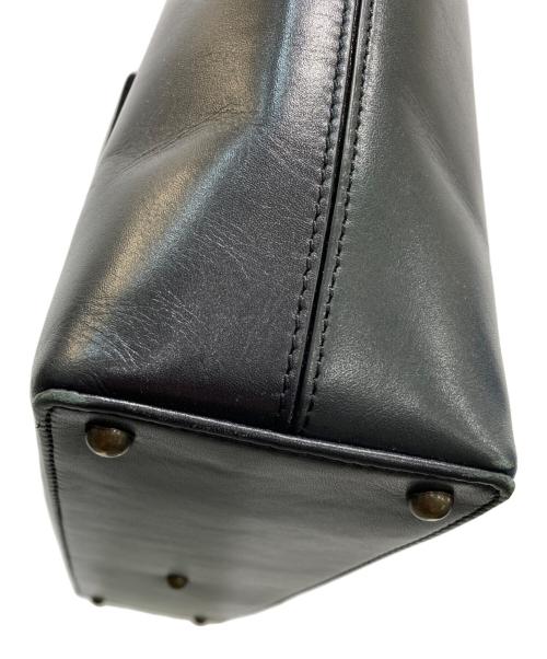 MOTHERHOUSE（マザーハウス）MOTHERHOUSE (マザーハウス) アンティークレザートートバッグ ブラックの古着・服飾アイテム