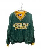 Champion×NFLチャンピオン×エヌエフエル）の古着「ナイロンプルオーバー　NFL PROLINE」｜グリーン