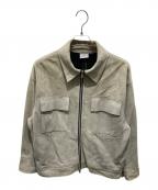 SIMPTIシンプティ）の古着「スエードレザージャケット」｜ベージュ