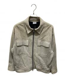 SIMPTI（シンプティ）の古着「スエードレザージャケット」｜ベージュ