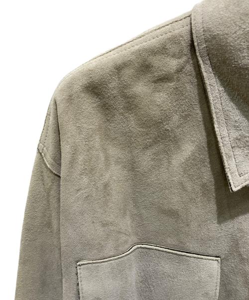 SIMPTI（シンプティ）SIMPTI (シンプティ) スエードレザージャケット ベージュ サイズ:Sの古着・服飾アイテム