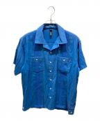 SILASサイラス）の古着「GUAYABERA S/S SHIRT」｜スカイブルー