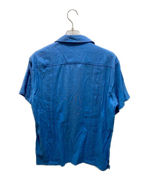SILAS（サイラス）SILAS (サイラス) GUAYABERA S/S SHIRT スカイブルー サイズ:Mの古着・服飾アイテム