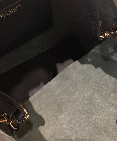 BEAUTY&YOUTH（ビューティーアンドユース）BEAUTY&YOUTH (ビューティーアンドユース) タッセル2WAYバッグ ブラックの古着・服飾アイテム