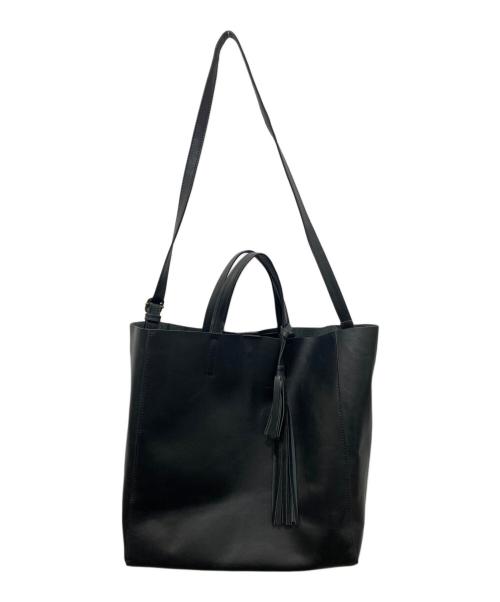 BEAUTY&YOUTH（ビューティーアンドユース）BEAUTY&YOUTH (ビューティーアンドユース) タッセル2WAYバッグ ブラックの古着・服飾アイテム