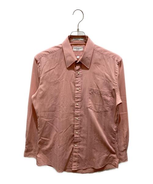 Yves Saint Laurent（イヴサンローラン）Yves Saint Laurent (イヴサンローラン) 長袖シャツ ピンク サイズ:15 1/2の古着・服飾アイテム