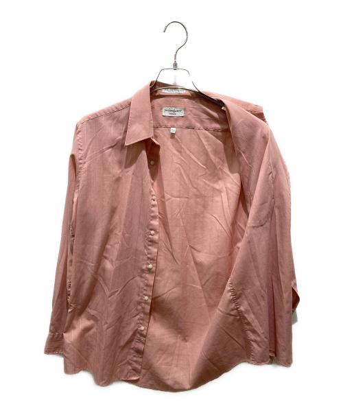 Yves Saint Laurent（イヴサンローラン）Yves Saint Laurent (イヴサンローラン) 長袖シャツ ピンク サイズ:15 1/2の古着・服飾アイテム