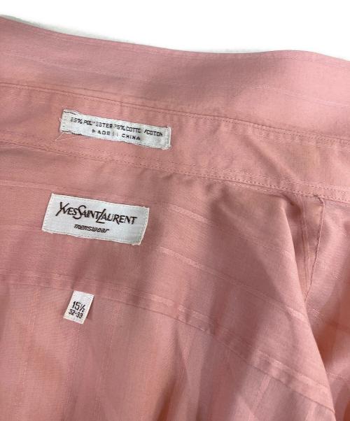 Yves Saint Laurent（イヴサンローラン）Yves Saint Laurent (イヴサンローラン) 長袖シャツ ピンク サイズ:15 1/2の古着・服飾アイテム