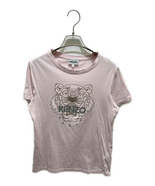 KENZO（ケンゾー）KENZO (ケンゾー) プリントカットソー ピンク サイズ:Sの古着・服飾アイテム