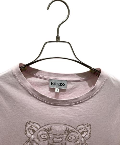 KENZO（ケンゾー）KENZO (ケンゾー) プリントカットソー ピンク サイズ:Sの古着・服飾アイテム