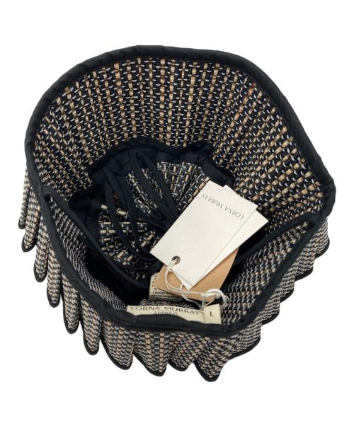 Lorna Murray（ローナマーレイ）Lorna Murray (ローナマーレイ) カプリハット ブラックの古着・服飾アイテム