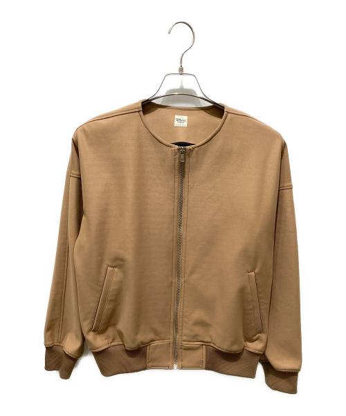 Ron Herman（ロンハーマン）Ron Herman (ロンハーマン) ボンディングノーカラーブルゾン　2610400123 ブラウン サイズ:XSの古着・服飾アイテム