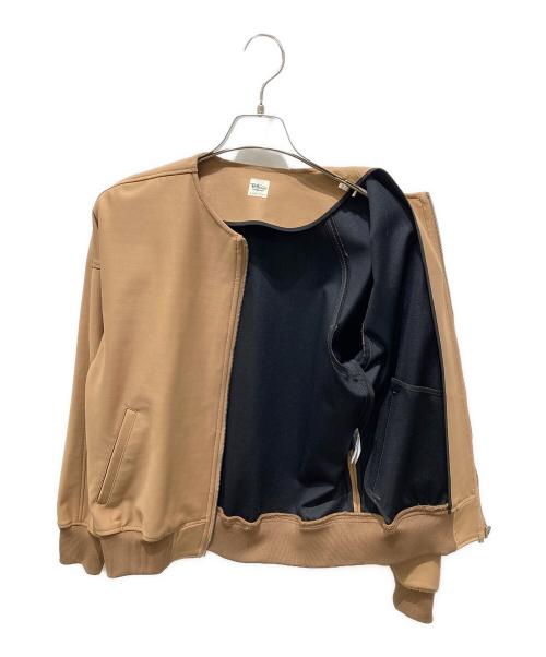 Ron Herman（ロンハーマン）Ron Herman (ロンハーマン) ボンディングノーカラーブルゾン　2610400123 ブラウン サイズ:XSの古着・服飾アイテム