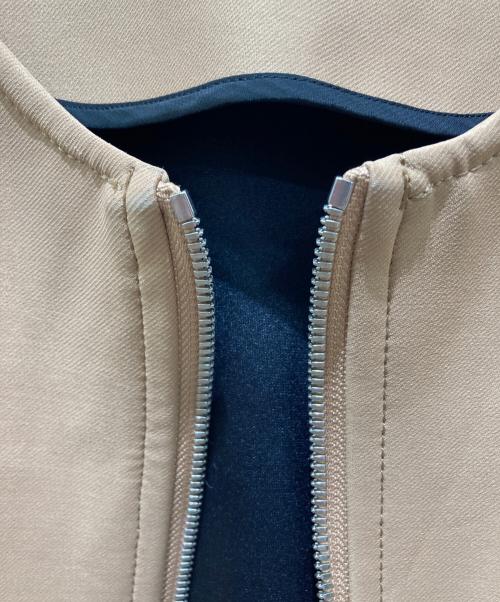 Ron Herman（ロンハーマン）Ron Herman (ロンハーマン) ボンディングノーカラーブルゾン　2610400123 ブラウン サイズ:XSの古着・服飾アイテム