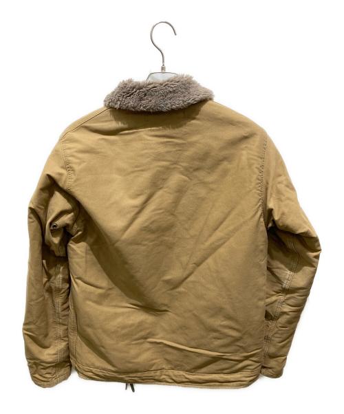 PEANUTS（ピーナッツ）PEANUTS (ピーナッツ) BUZZ RICKSON'S (バズリクソンズ) N-1 デッキジャケット カーキ サイズ:Lの古着・服飾アイテム