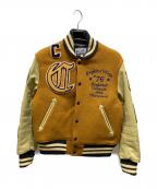 whitesvilleホワイツビル）の古着「SET-IN WOOLMELTON AWARD JACKET」｜オレンジ