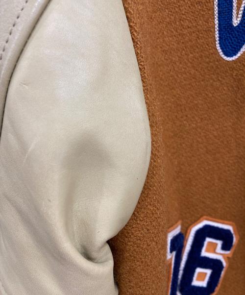 whitesville（ホワイツビル）whitesville (ホワイツビル) SET-IN WOOLMELTON AWARD JACKET オレンジ サイズ:38の古着・服飾アイテム