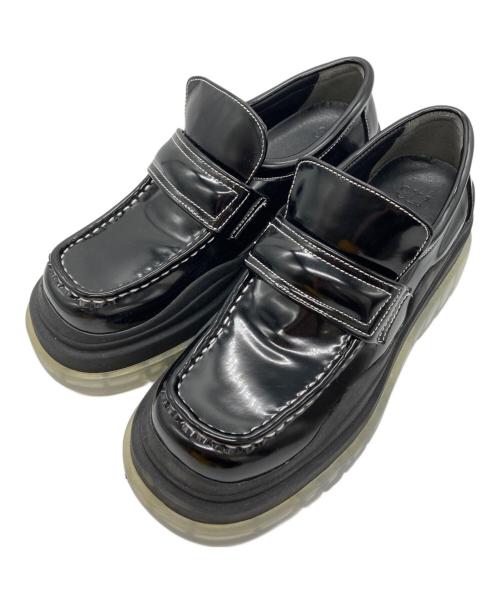 SLY（スライ）SLY (スライ) TANK SOLEローファー ブラック サイズ:24.5の古着・服飾アイテム