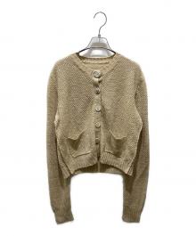 Maison Margiela（メゾンマルジェラ）の古着「Banana Knitted Long-Sleeve Cardigan　S51HP0004 S18200」｜アイボリー