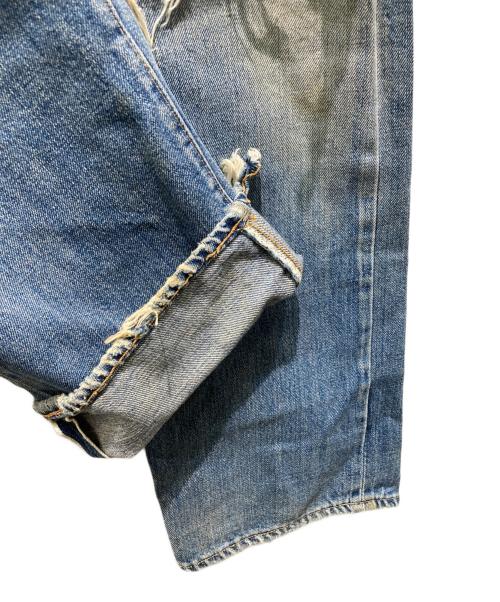 LEVI'S（リーバイス）LEVI'S (リーバイス) 66前期デニムパンツ　ボタン裏6 ポケットシングルステッチ スモールE 75年製 インディゴ サイズ:記載無しの為実寸参照の古着・服飾アイテム