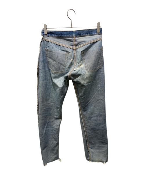 LEVI'S（リーバイス）LEVI'S (リーバイス) 66前期デニムパンツ　ボタン裏6 ポケットシングルステッチ スモールE 75年製 インディゴ サイズ:記載無しの為実寸参照の古着・服飾アイテム