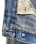 中古・古着 LEVI'S (リーバイス) 66前期デニムパンツ　ボタン裏6 ポケットシングルステッチ スモールE 75年製 インディゴ サイズ:記載無しの為実寸参照：19000円