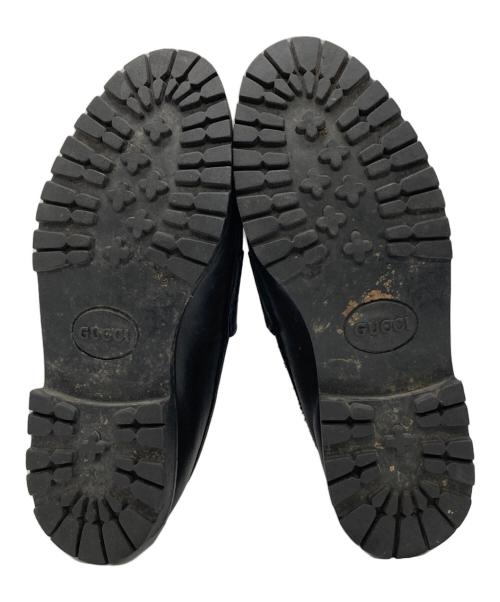 GUCCI（グッチ）GUCCI (グッチ) ホースビットローファー ブラック サイズ:36 1/2の古着・服飾アイテム