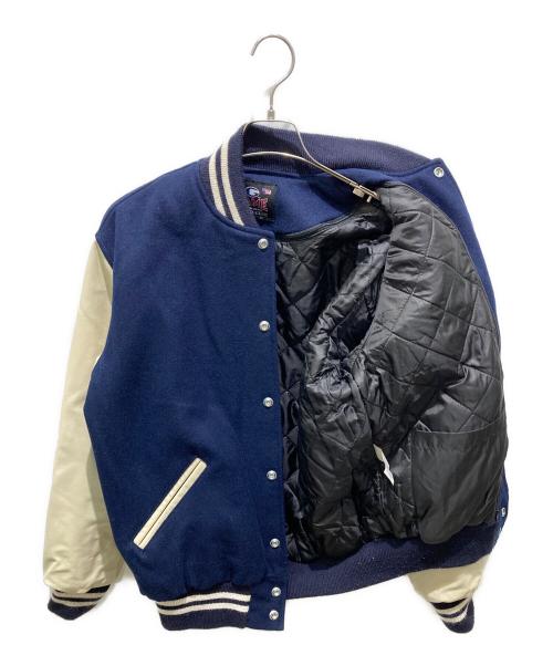 GAME CUSTON APPAREL（ゲームカスタムアパレル）GAME CUSTON APPAREL (ゲームカスタムアパレル) スタジャン ネイビー サイズ:Sの古着・服飾アイテム