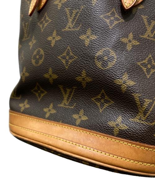 LOUIS VUITTON（ルイ ヴィトン）LOUIS VUITTON (ルイ ヴィトン) ショルダーバッグ　M42238 モノグラム バケットPM　VI0010 ブラウンの古着・服飾アイテム