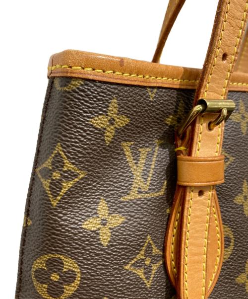 LOUIS VUITTON（ルイ ヴィトン）LOUIS VUITTON (ルイ ヴィトン) ショルダーバッグ　M42238 モノグラム バケットPM　VI0010 ブラウンの古着・服飾アイテム