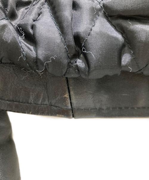 HORN WORKS（ホーンワークス）HORN WORKS (ホーンワークス) レザーライダースジャケット ブラック サイズ:Lの古着・服飾アイテム