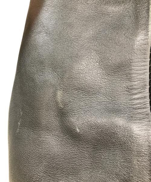 HORN WORKS（ホーンワークス）HORN WORKS (ホーンワークス) レザーライダースジャケット ブラック サイズ:Lの古着・服飾アイテム