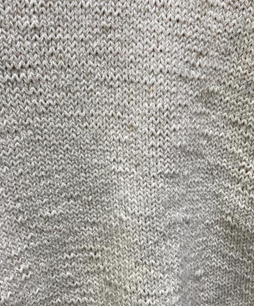 Mcmachan Woolen（マクマーンウーレン）Mcmachan Woolen (マクマーンウーレン) 半袖ロールネックニット ベージュ サイズ:記載無しの為実寸参照の古着・服飾アイテム