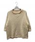 Mcmachan Woolen（マクマーンウーレン）の古着「半袖ロールネックニット」｜ベージュ