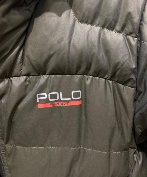 POLO SPORT（ポロスポーツ）POLO SPORT (ポロスポーツ) 750フィルパワー ダウンジャケット カーキ サイズ:Mの古着・服飾アイテム