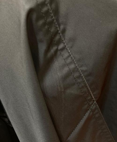 BLACK LABEL CRESTBRIDGE（ブラックレーベル クレストブリッジ）BLACK LABEL CRESTBRIDGE (ブラックレーベル クレストブリッジ) シャドーチェックライトウェイトステンカラーコート　51A30-306-09 ブラック サイズ:Lの古着・服飾アイテム