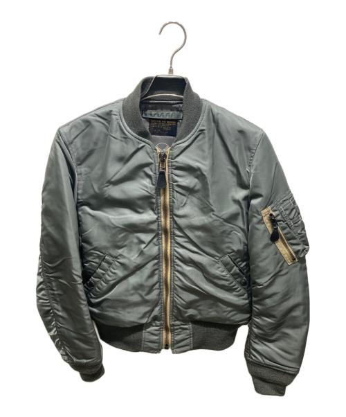 AVIREX（アヴィレックス）AVIREX (アヴィレックス) MA-1ジャケット グリーン サイズ:Mの古着・服飾アイテム