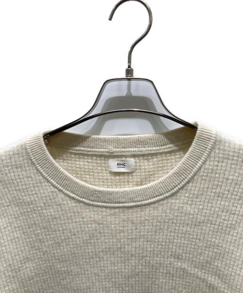 RHC Ron Herman（アールエイチシー ロンハーマン）RHC Ron Herman (アールエイチシー ロンハーマン) ウールワッフルニット ホワイト サイズ:Sの古着・服飾アイテム