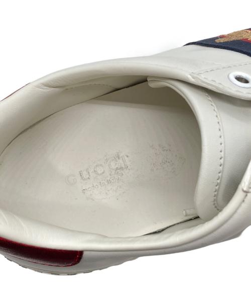 GUCCI（グッチ）GUCCI (グッチ) プラットフォームエーススニーカー　505995 ホワイト サイズ:37 1/2の古着・服飾アイテム