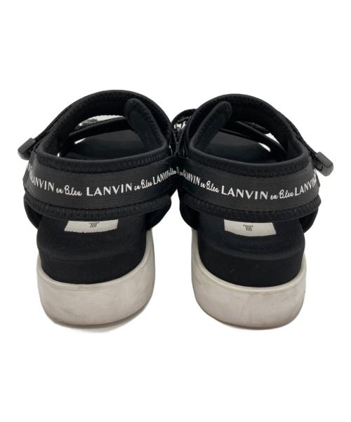 LANVIN en Bleu（ランバンオンブルー）LANVIN en Bleu (ランバンオンブルー) スポーツサンダル ブラック サイズ:24 1/2の古着・服飾アイテム